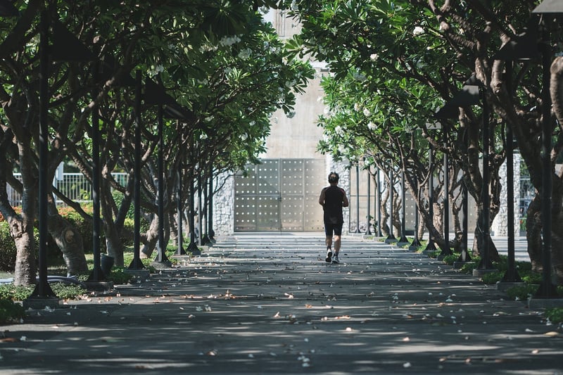 Man exercising